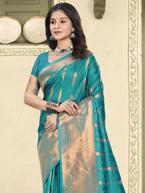 Shree Shyam Fashion Silk Sky Blue Saree