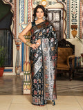 Shree Shyam Fashion Turquoise Silk Saree