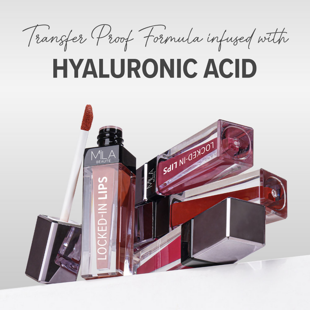 Mila Beaute 12 Hr Non-Transfer Locked-In Liquid Lipstick - Flaming Chips