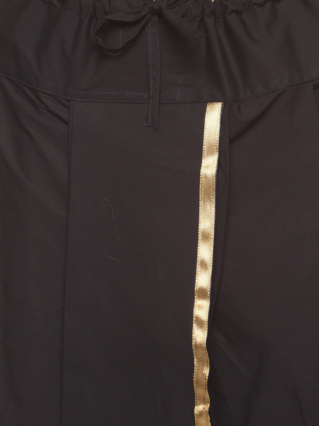 Sethukrishna Men Black Pure Cotton Kurta with Dhoti Pants