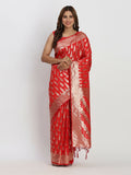 Shree Shyam Fashion Banarasi Silk Red Saree