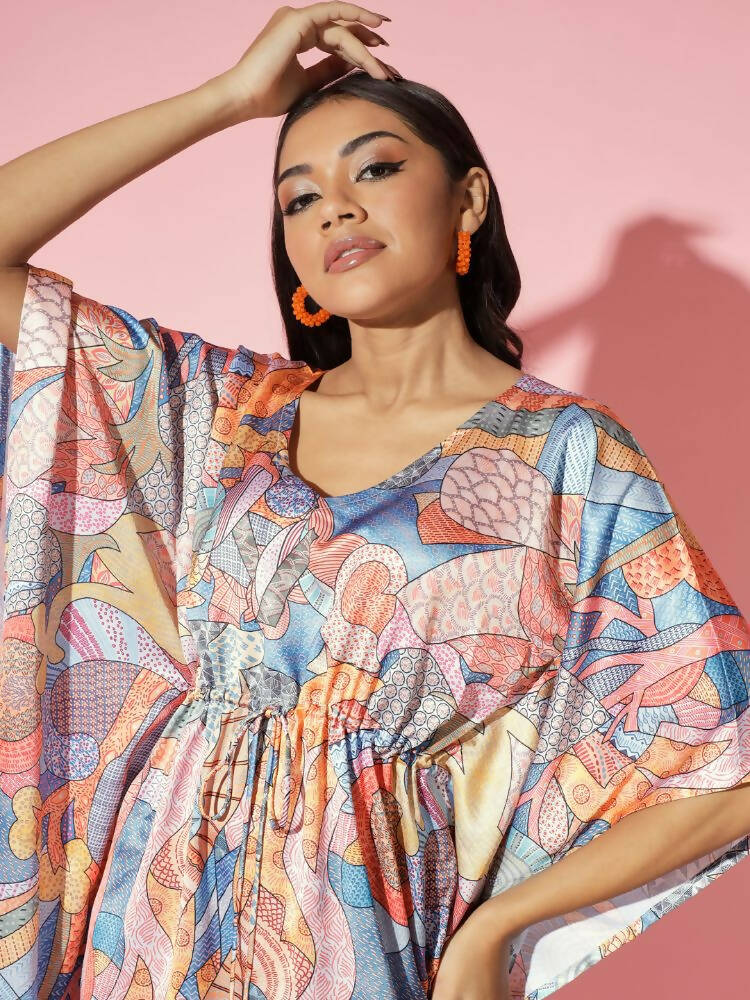 Myshka Multi Printed Women Bling & Sparkly Co-Ords