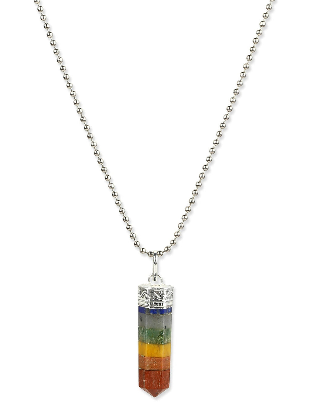 Silver-Plated Necklace - Ruby Raang