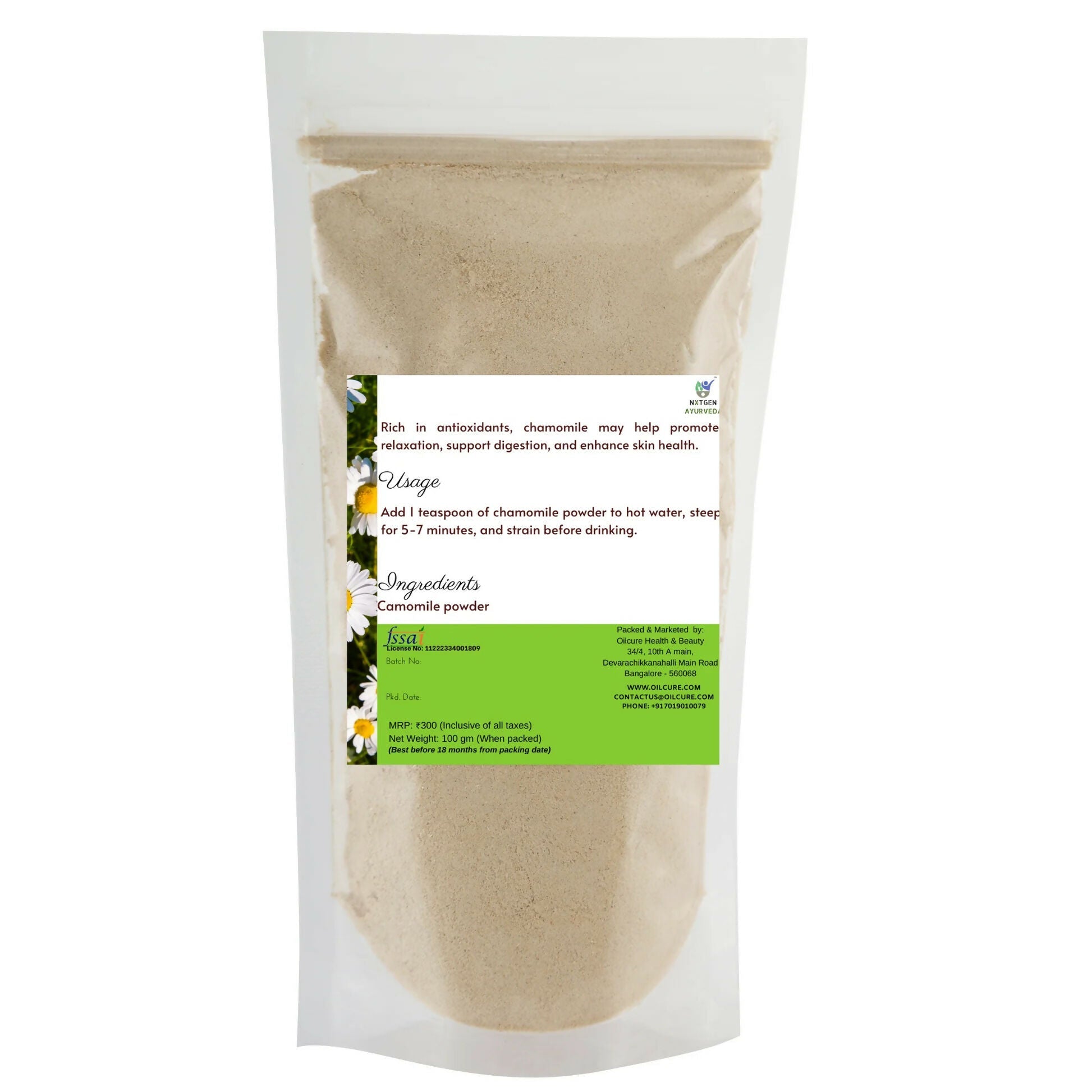 Oilcure Camomile Flower Powder