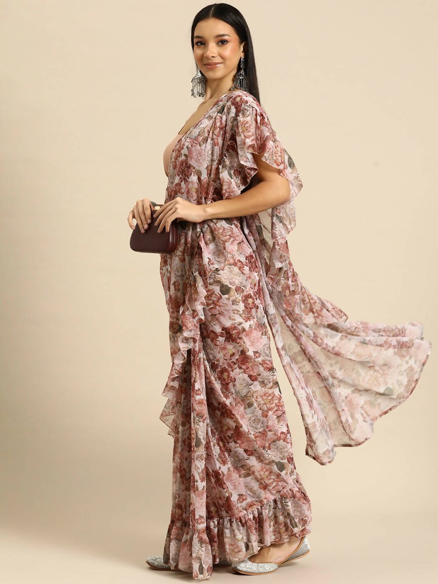 Ahalyaa Women's Traditional Wear Saree - Pink Color