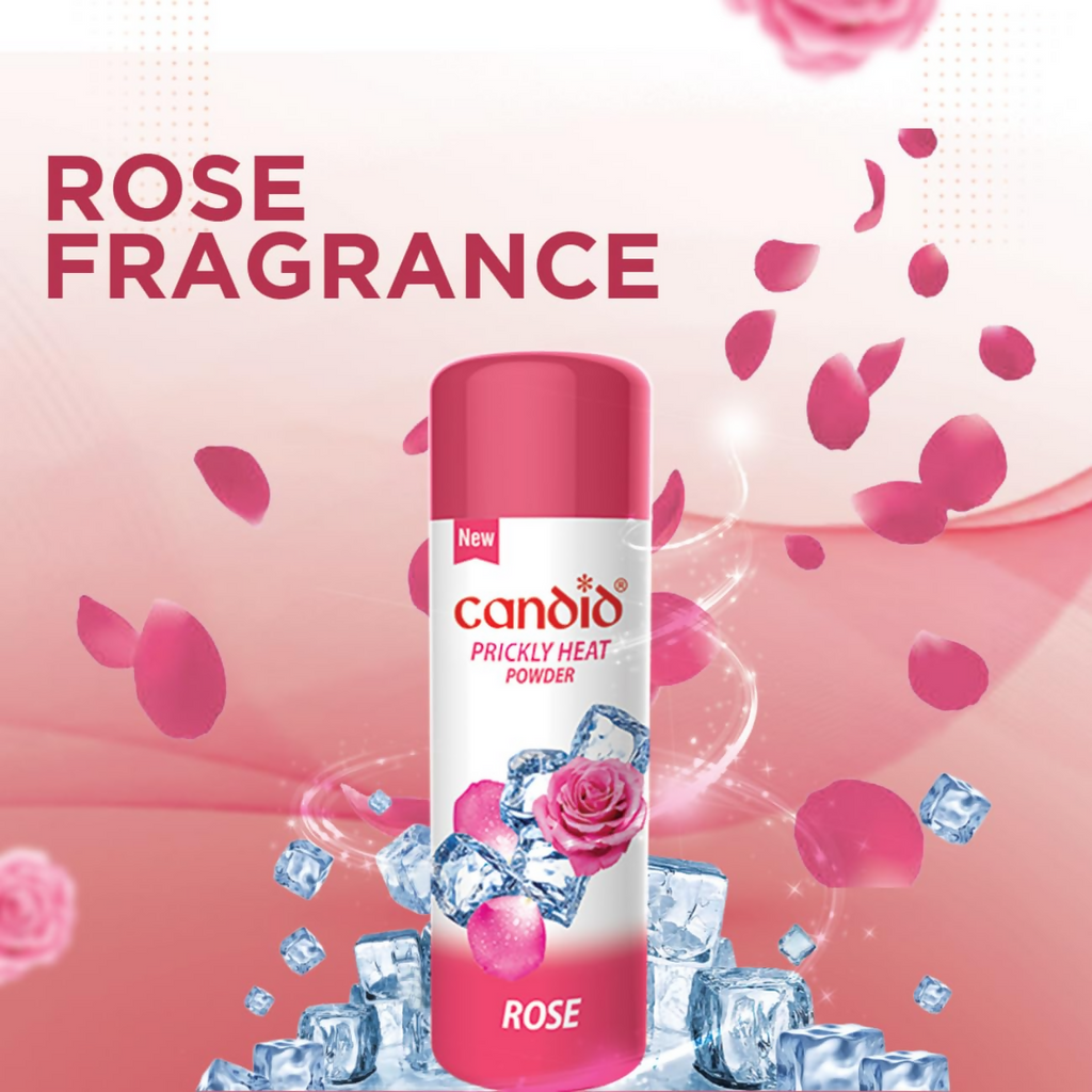 Candid Prickly Heat Powder With Rose
