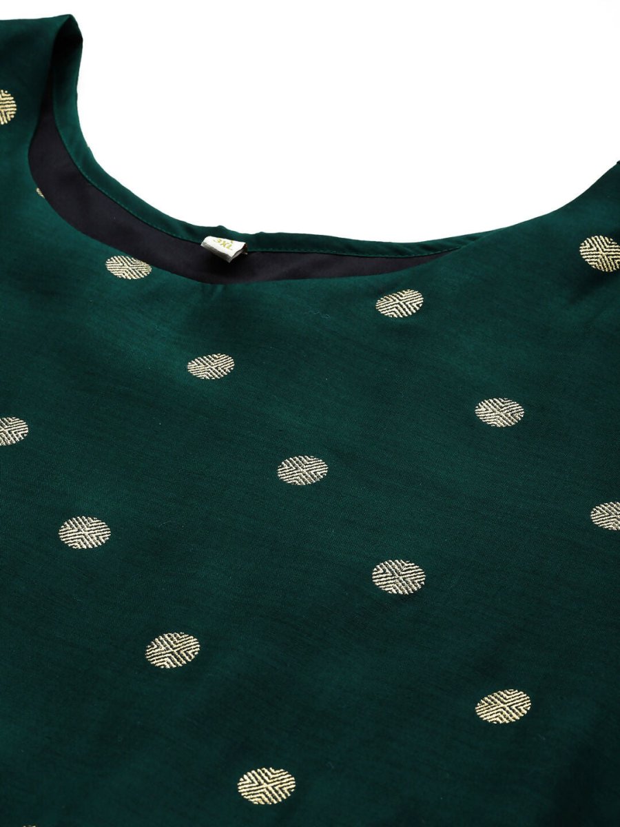 Ahalyaa Women's Traditional wear Ethnic Dress - Green