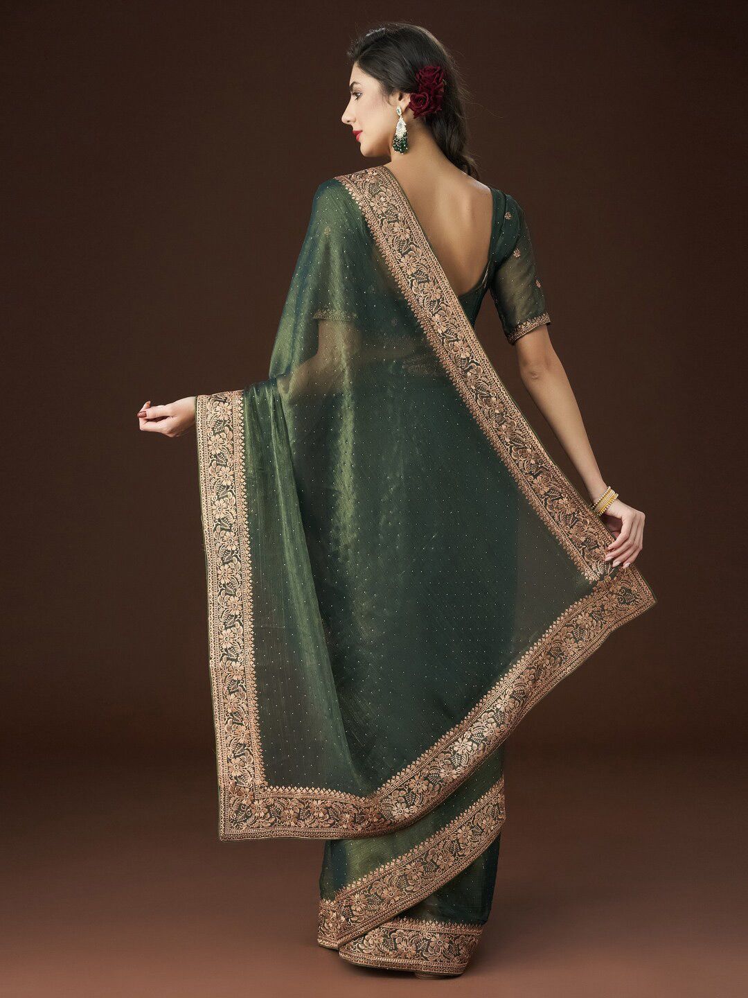 kasee Zari Embroidered Saree