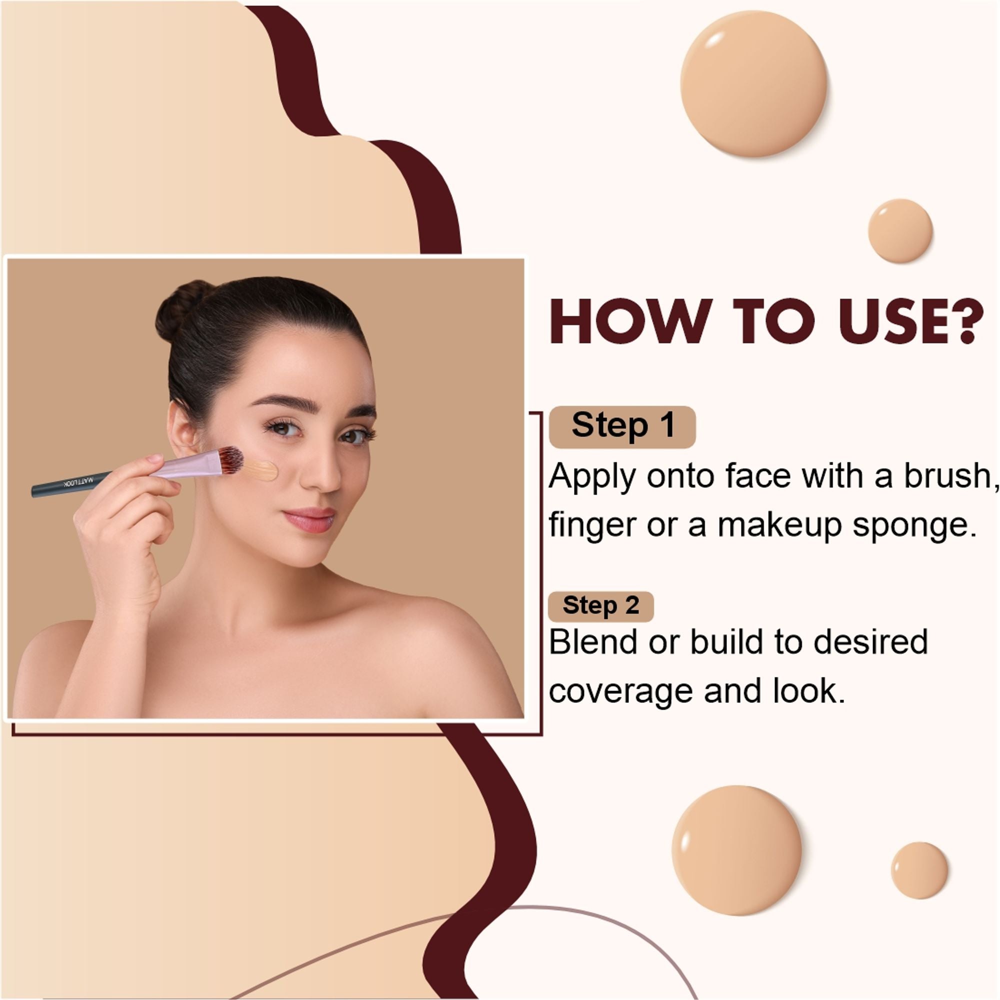 Matt Look True Cover Camouflage 24Hrs Long Stay Foundation - Warm Nude