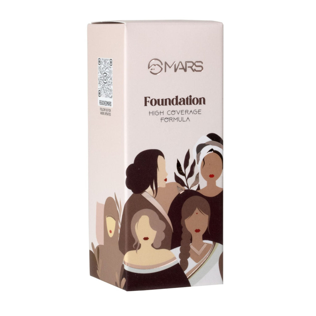 MARS Cosmetics SPF50 PA++++ High Coverage Liquid Foundation - 6