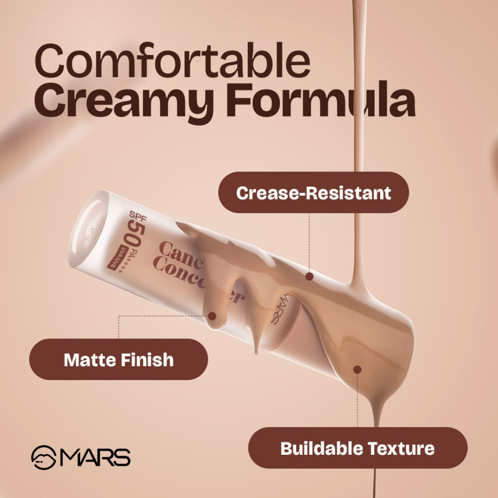 MARS Cosmetics SPF 50 PA++++ Cancel Concealer - 01-Veil