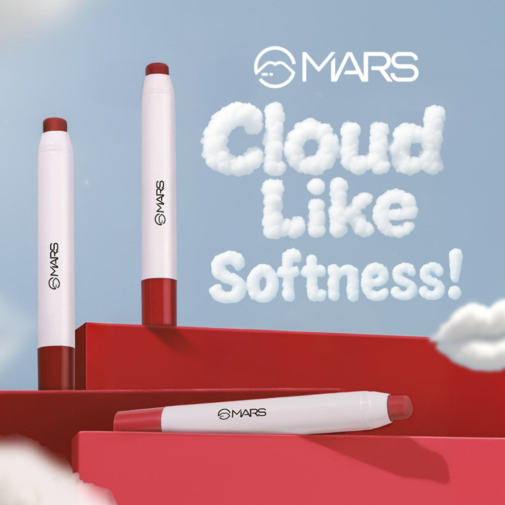 MARS Cosmetics Cloud Kiss Soft - Matte Lip Crayon - 04 Blush Mist