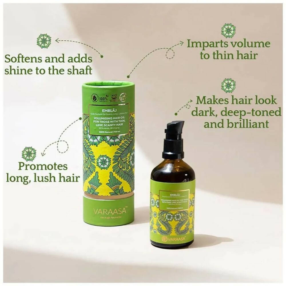 Varaasa Emblaj Scalp Nurturer For Scanty, Limp, Lifeless Hair Oil