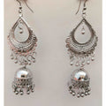 MS Fashion India Long Jhumki Good Finishing Afghani Brass Pearl Tassel Earrings