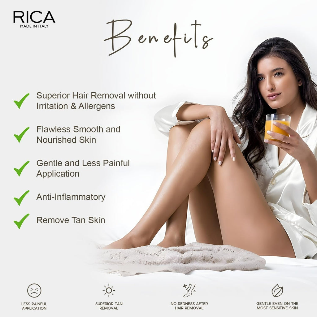 Rica Coconut Liposoluble Hair Removal Wax for Very Dry Skin