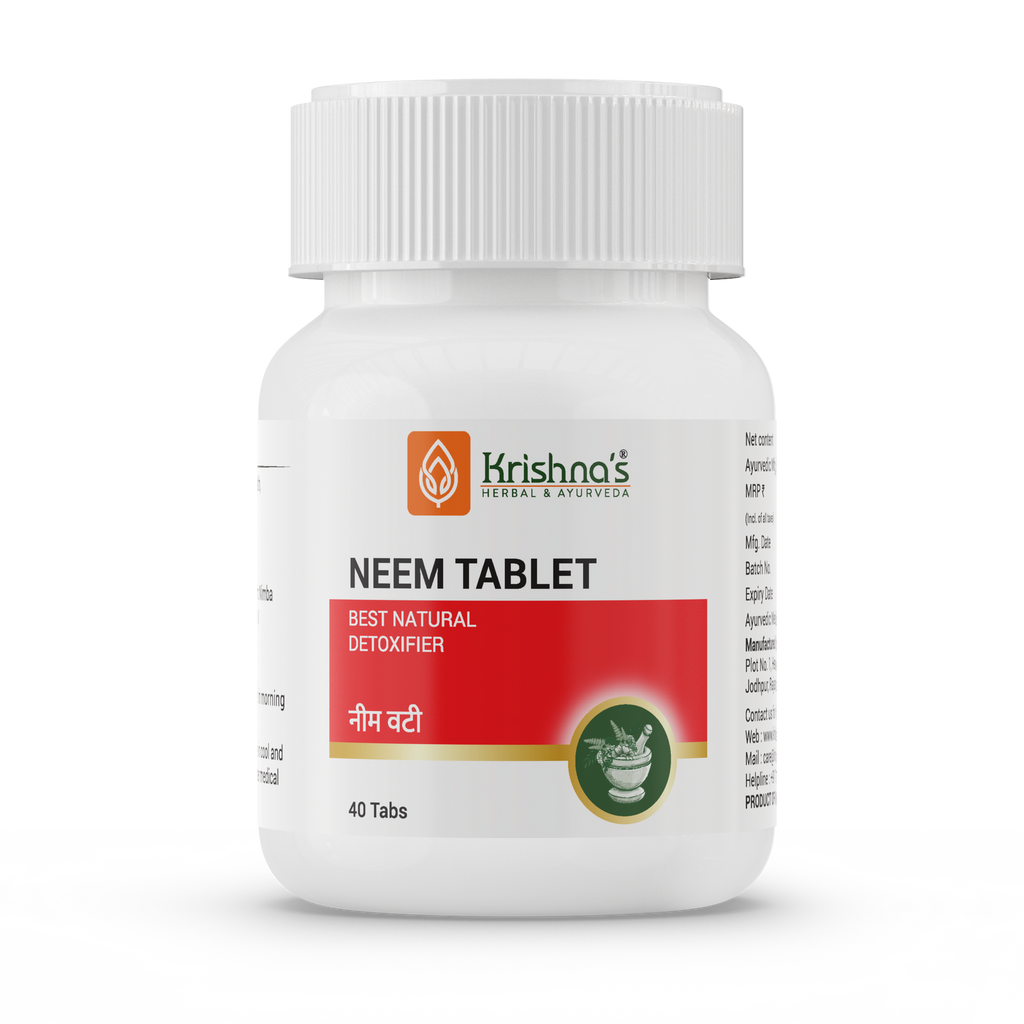 Krishna's Herbal & Ayurveda Neem Tablets