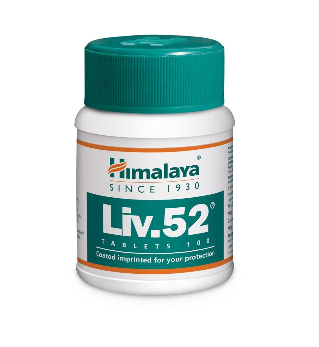 Himalaya Liv.52 Herbal Supplement Tablets - 100 Counts - Pack of 1
