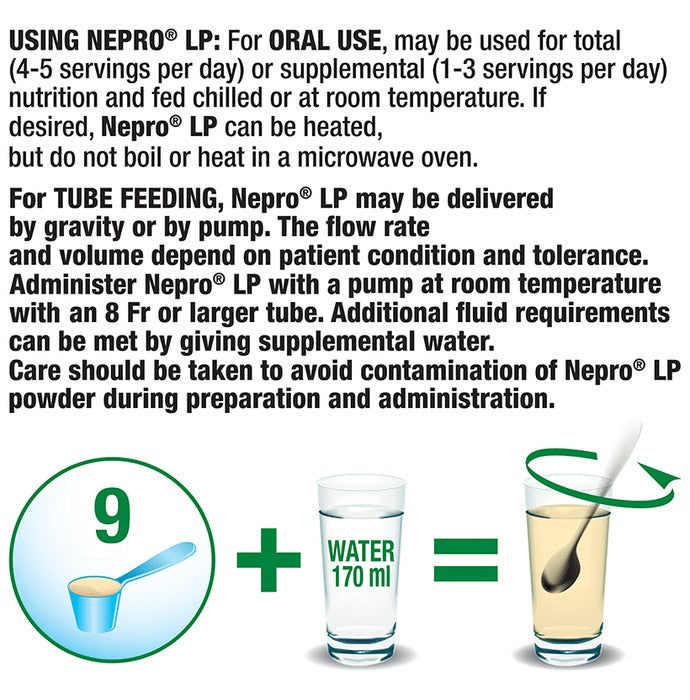 Nepro LP (Lower Protein) Powder - Health Drink Vanilla Toffee Flavor