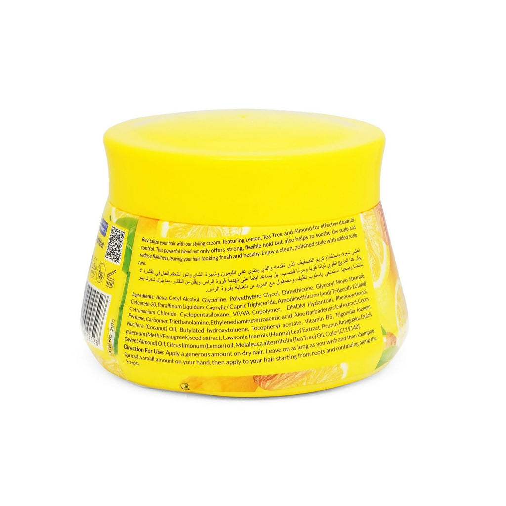 VI-JOHN Naturale Lemon,Tea Tre & Almond Styling Hair Cream Strength & Shine