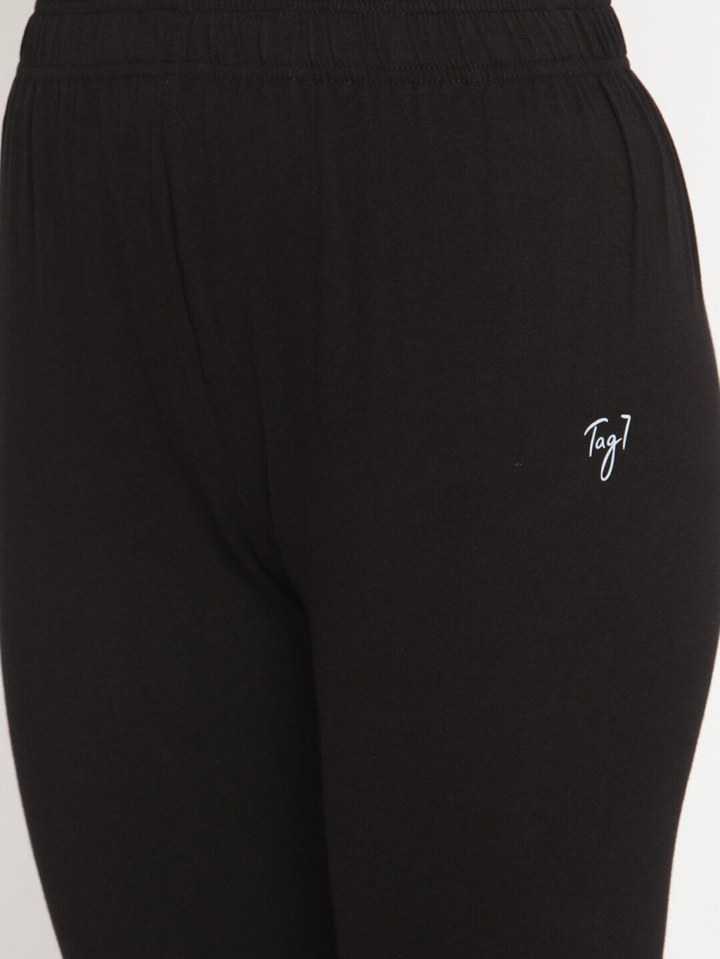 TAG 7 Pack of 2 Black Ankle Length Leggings