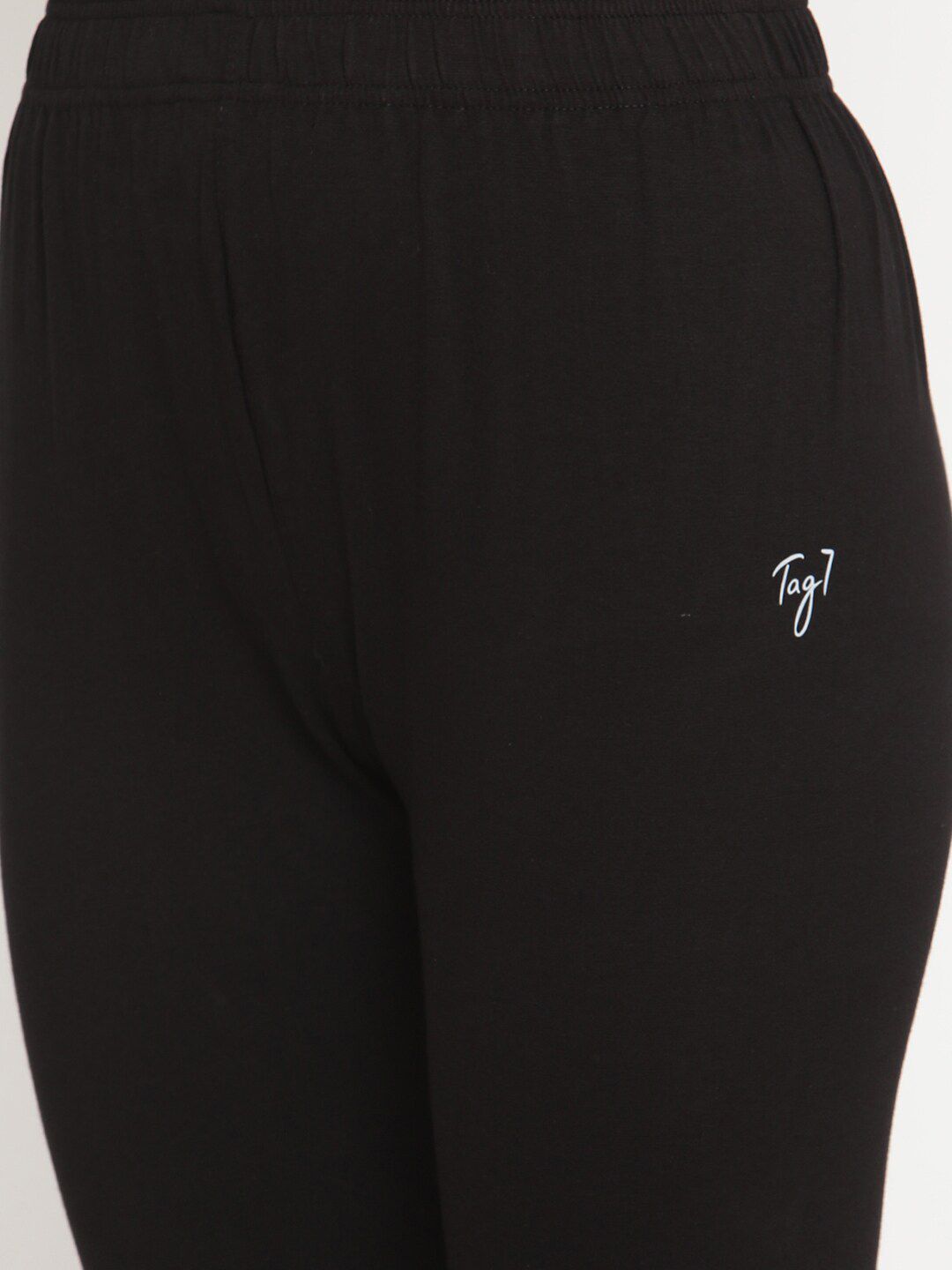 TAG 7 Pack of 2 Black Ankle Length Leggings