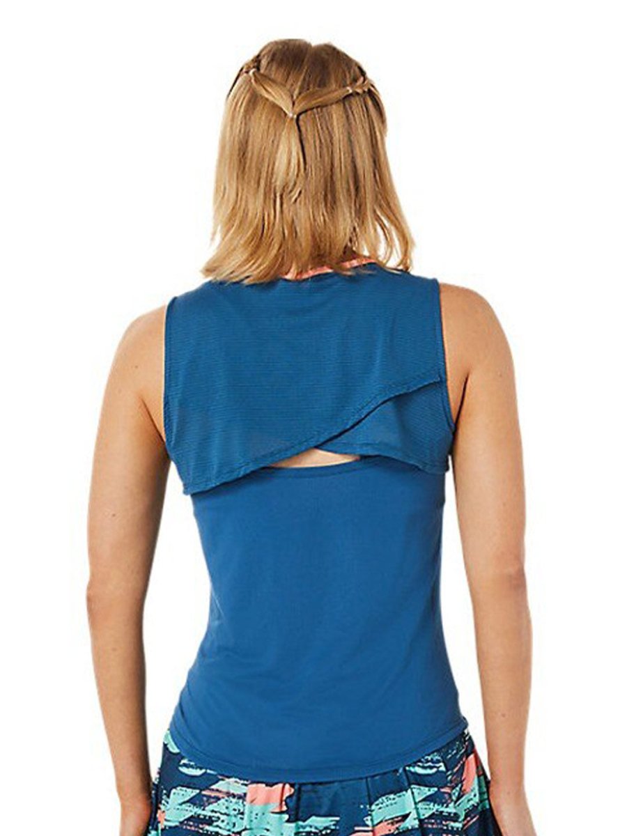 ASICS Match Actibreeze Printed Sleeveless Tank T-shirt