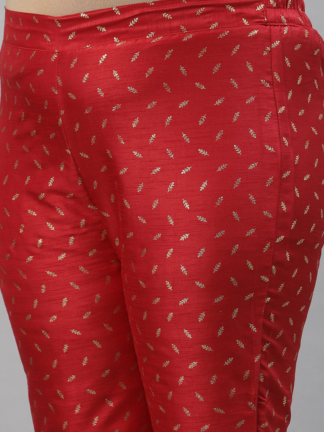 Sztori Plus Size Floral Printed Regular Kurta with Trousers & With Dupatta