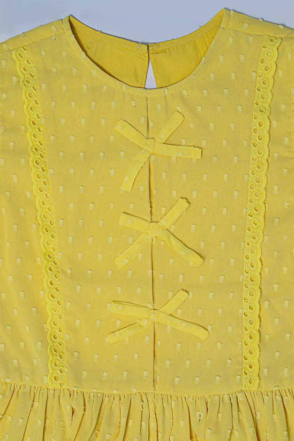 LH Luxury Fashion Elise Floral Co-Ord Set – Pastel Yellow Outfit for Girls