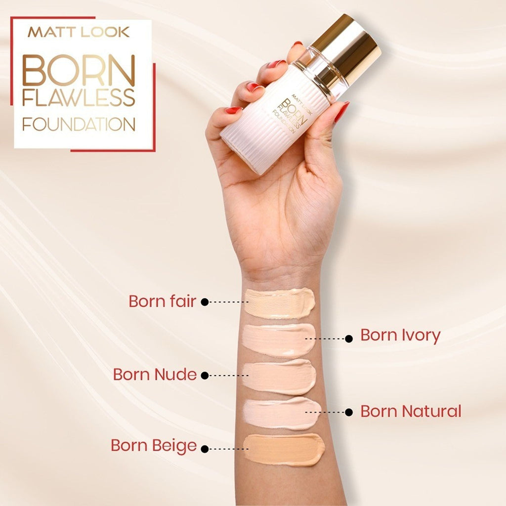 Matt Look Born Flawless Weightless Foundation - Born Natural