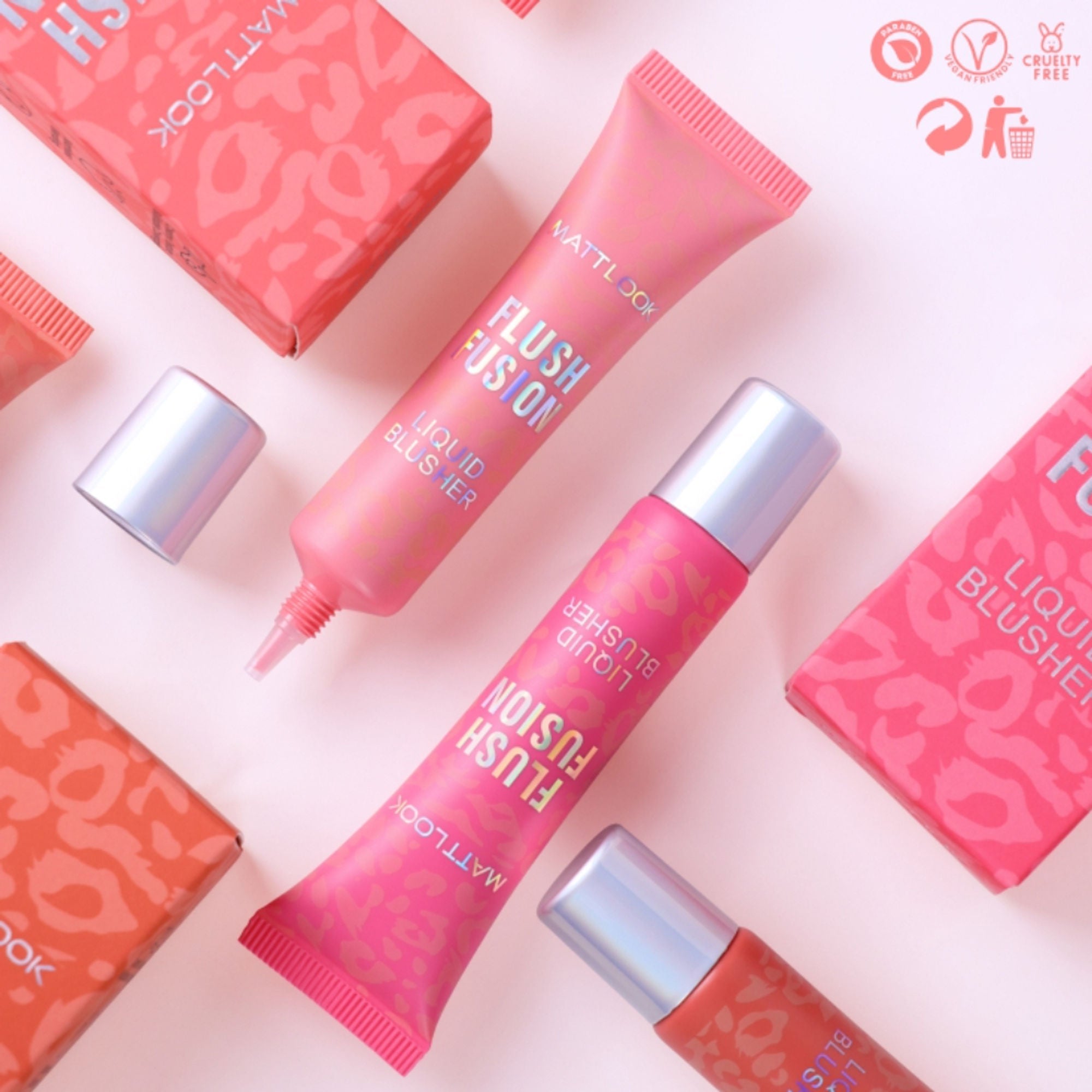 Matt Look Flush Fusion Liquid Blusher - Peachy Keen-03