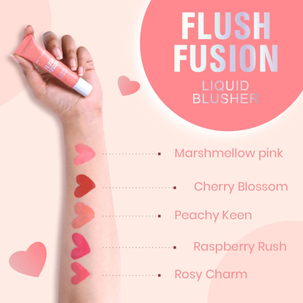 Matt Look Flush Fusion Liquid Blusher - Peachy Keen-03