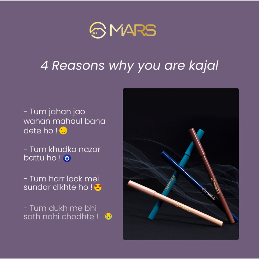 MARS Cosmetics Won't Smudge Won't Budge Kajal - Velour Black