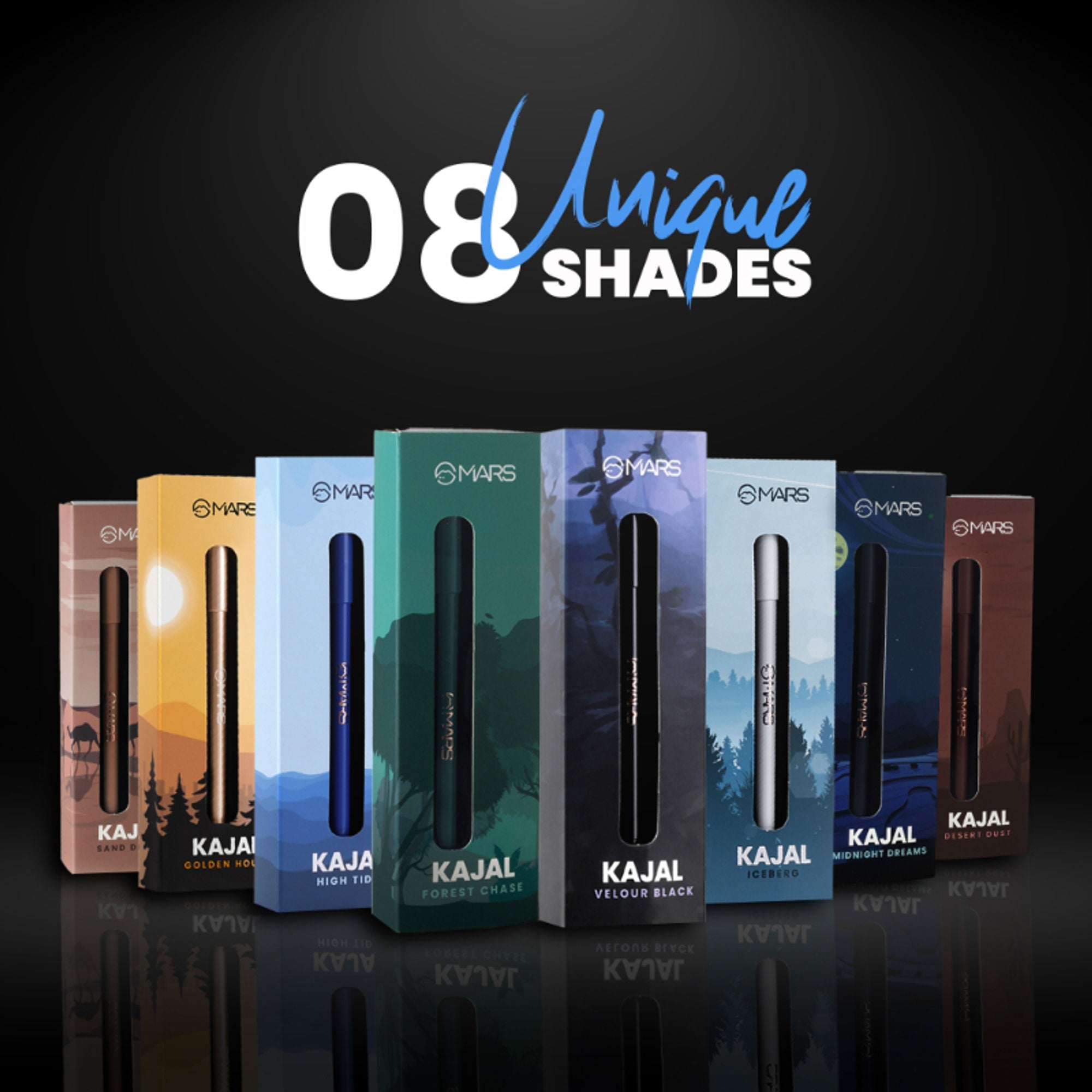 MARS Cosmetics Won't Smudge Won't Budge Kajal - Velour Black