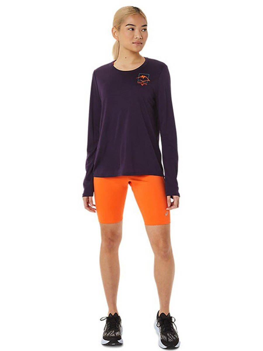 ASICS Fujitrail LS Logo Printed Round Neck T-Shirt