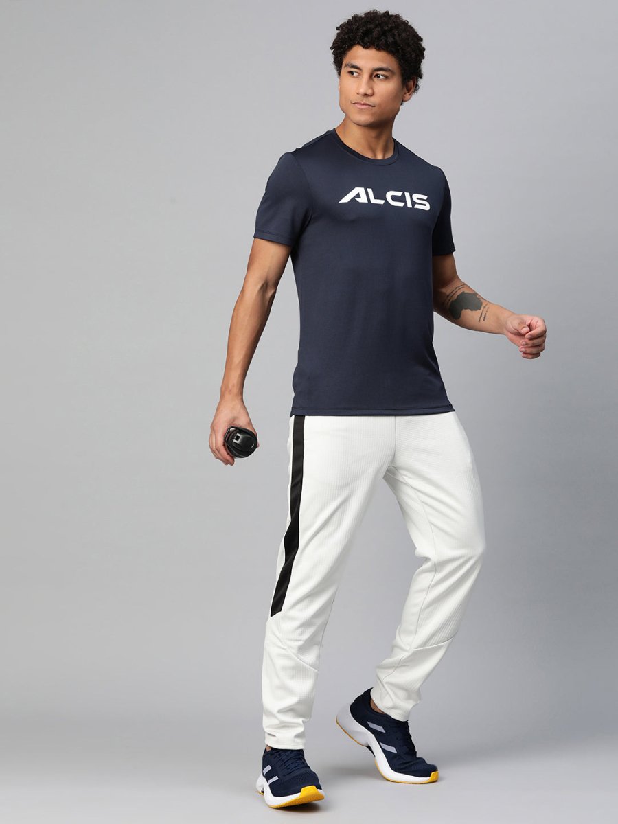 Alcis Brand Logo Printed Anti Static Slim Fit T-shirt