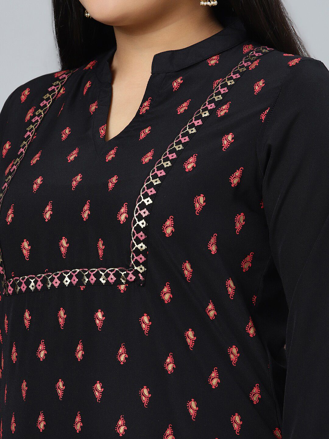 Sztori Floral Printed Regular Kurta with Trousers