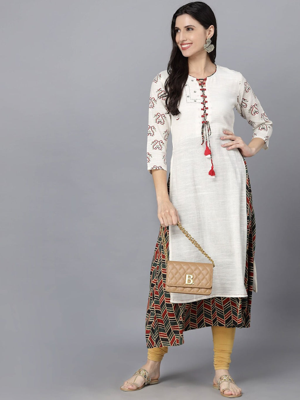 HERE&NOW Women Ethnic Motifs Printed Kurta