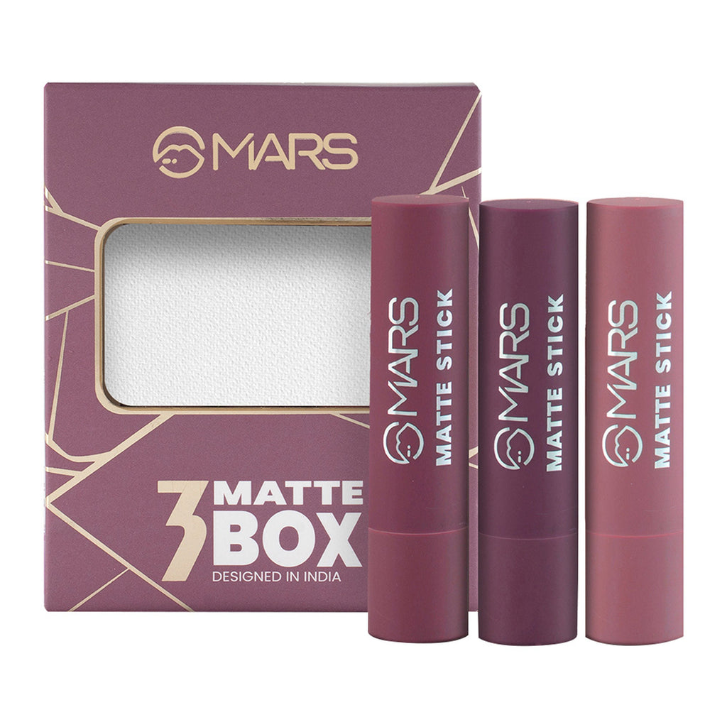MARS Cosmetics Matte Lipsticks Box - 03 Plums