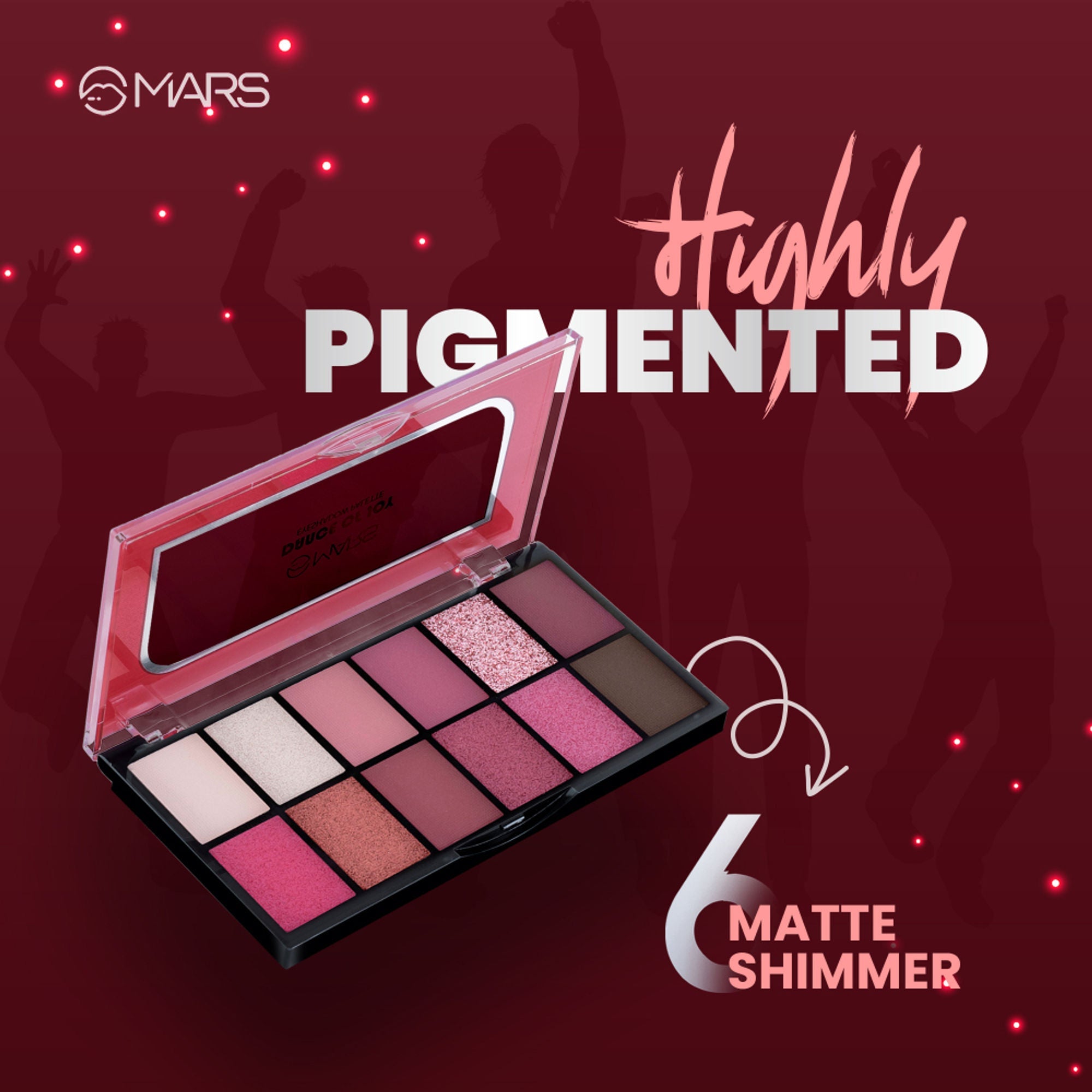 MARS Cosmetics Dance Of Joy Eyeshadow Palette - Shade 02