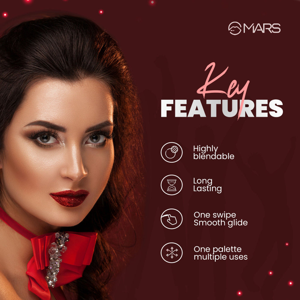 MARS Cosmetics Dance Of Joy Eyeshadow Palette - Shade 03