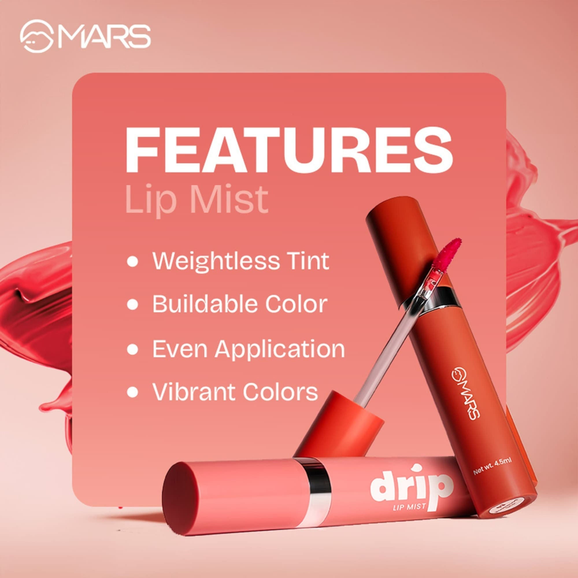 MARS Cosmetics Drip Lip Mist - 04 Strawberry Drip