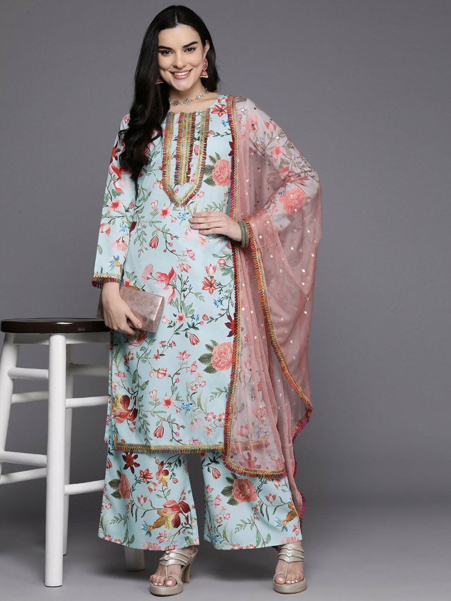 Ahalyaa Women's Traditional wear Kurta Set - Multi Color