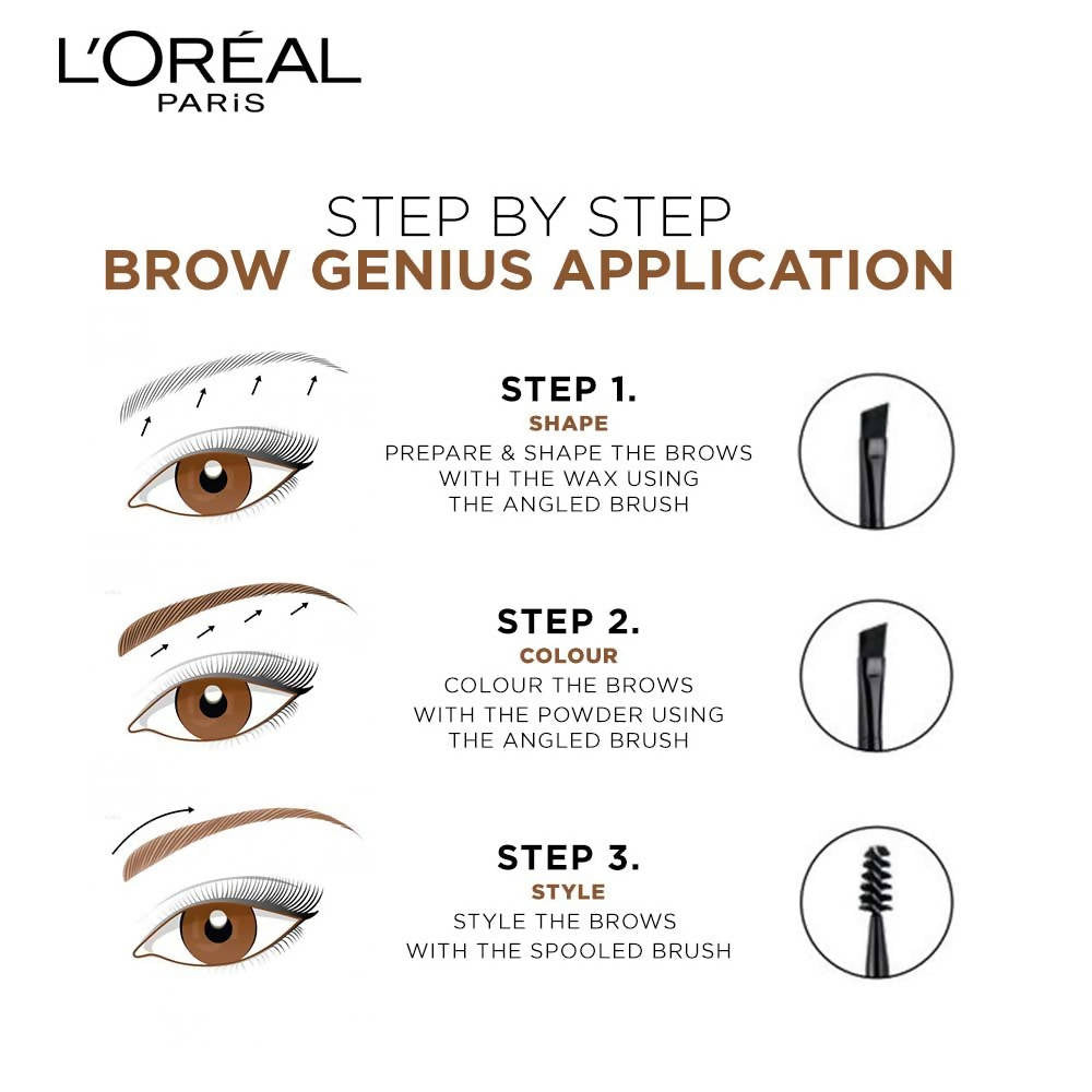 L'Oreal Paris Brow Artist Genius Kit Medium to Dark