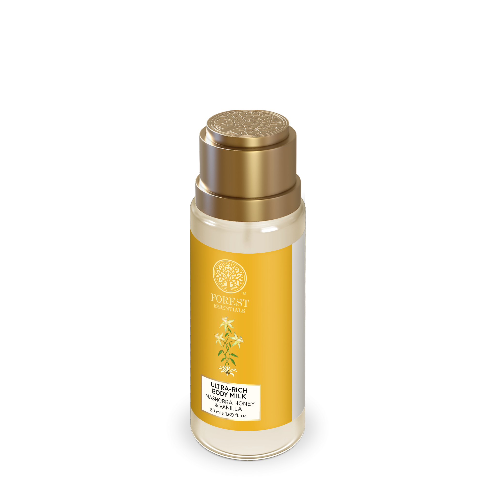 Forest Essentials Ultra Rich Body Milk Mashobra Honey & Vanilla Body Lotion