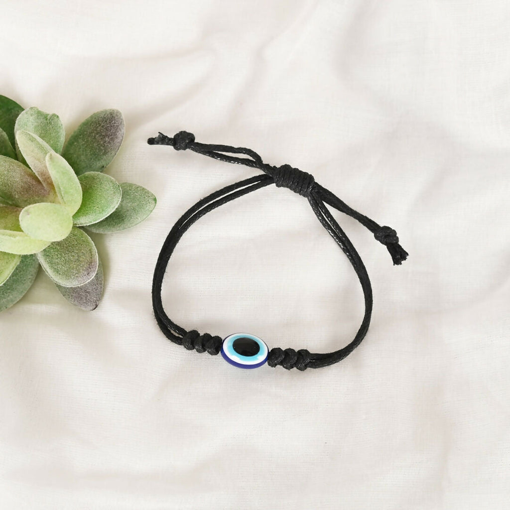 NVR Men & Women Evil Eye Adjustable Bracelet