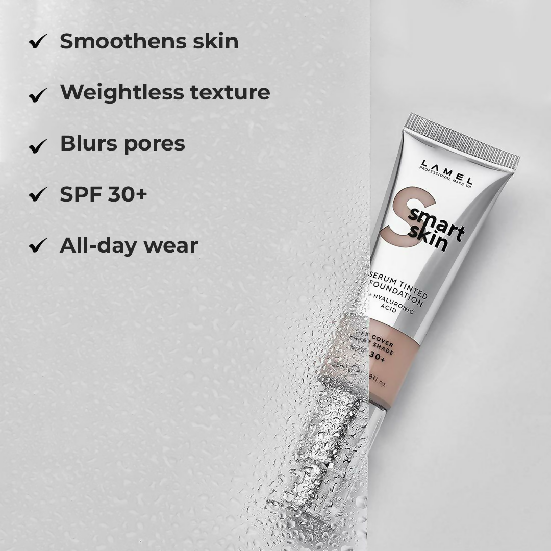Lamel Smart Skin Serum Tinted Foundation SPF30+ - 404 Sand