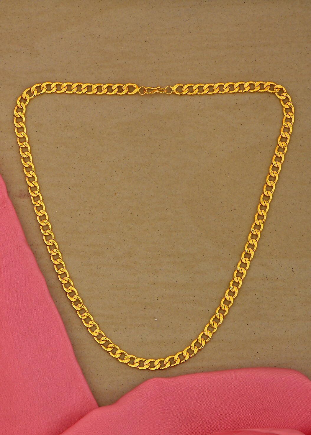 Joban Fashion Women Brass Golden Neck-Chain