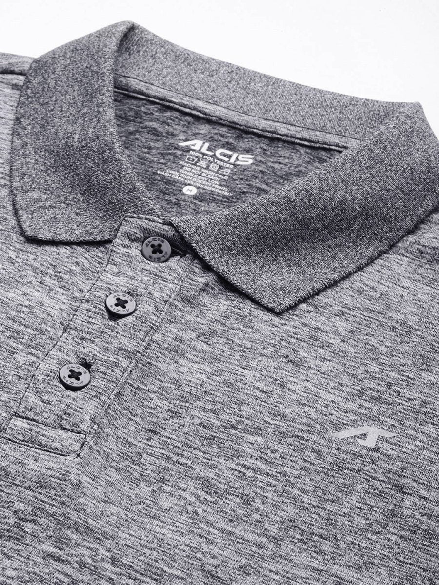 Alcis Men Polo Collar Anti Static Slim Fit T-shirt