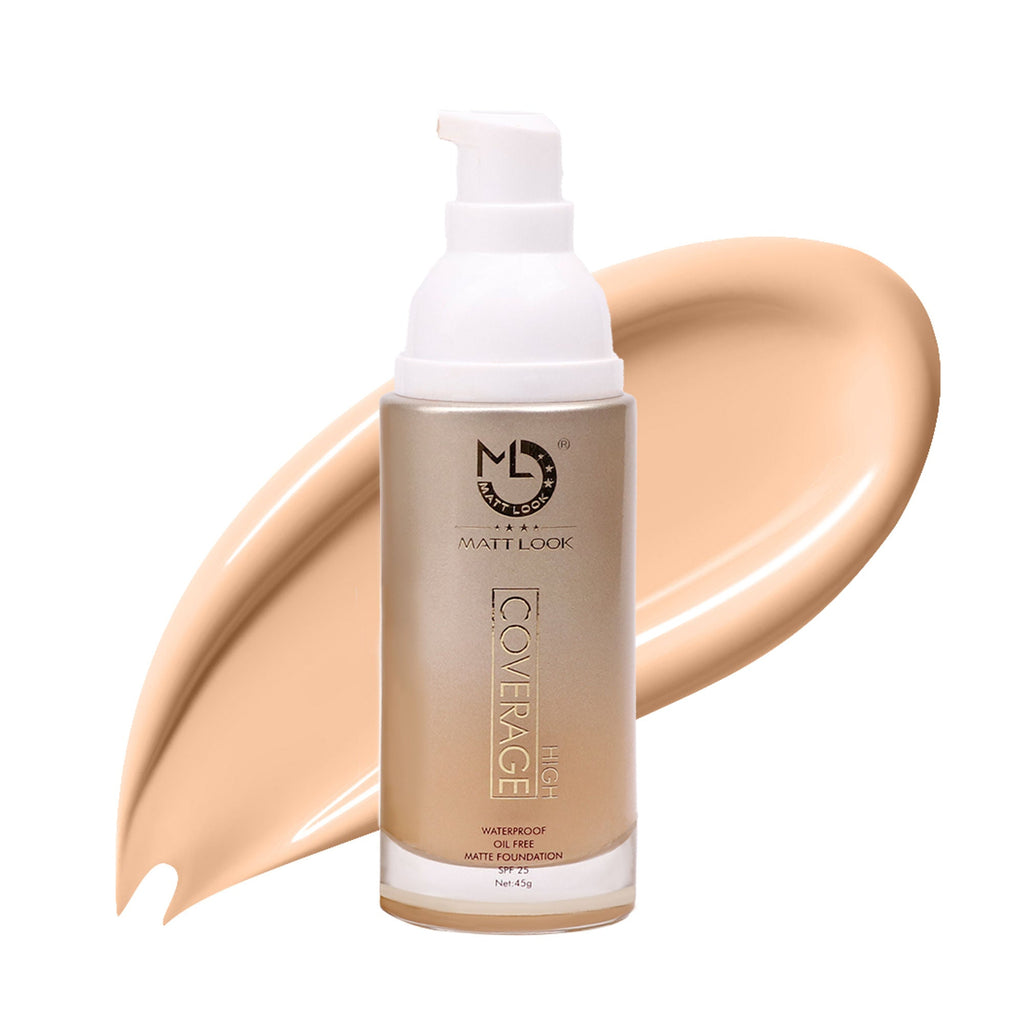 Matt Look High Coverage Foundation - Cream Beige