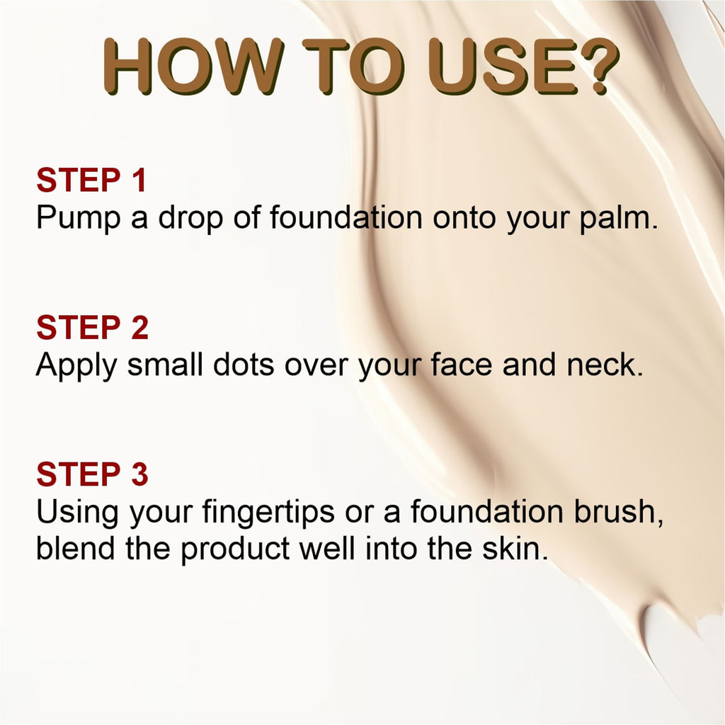 Matt Look High Coverage Foundation - Cream Beige